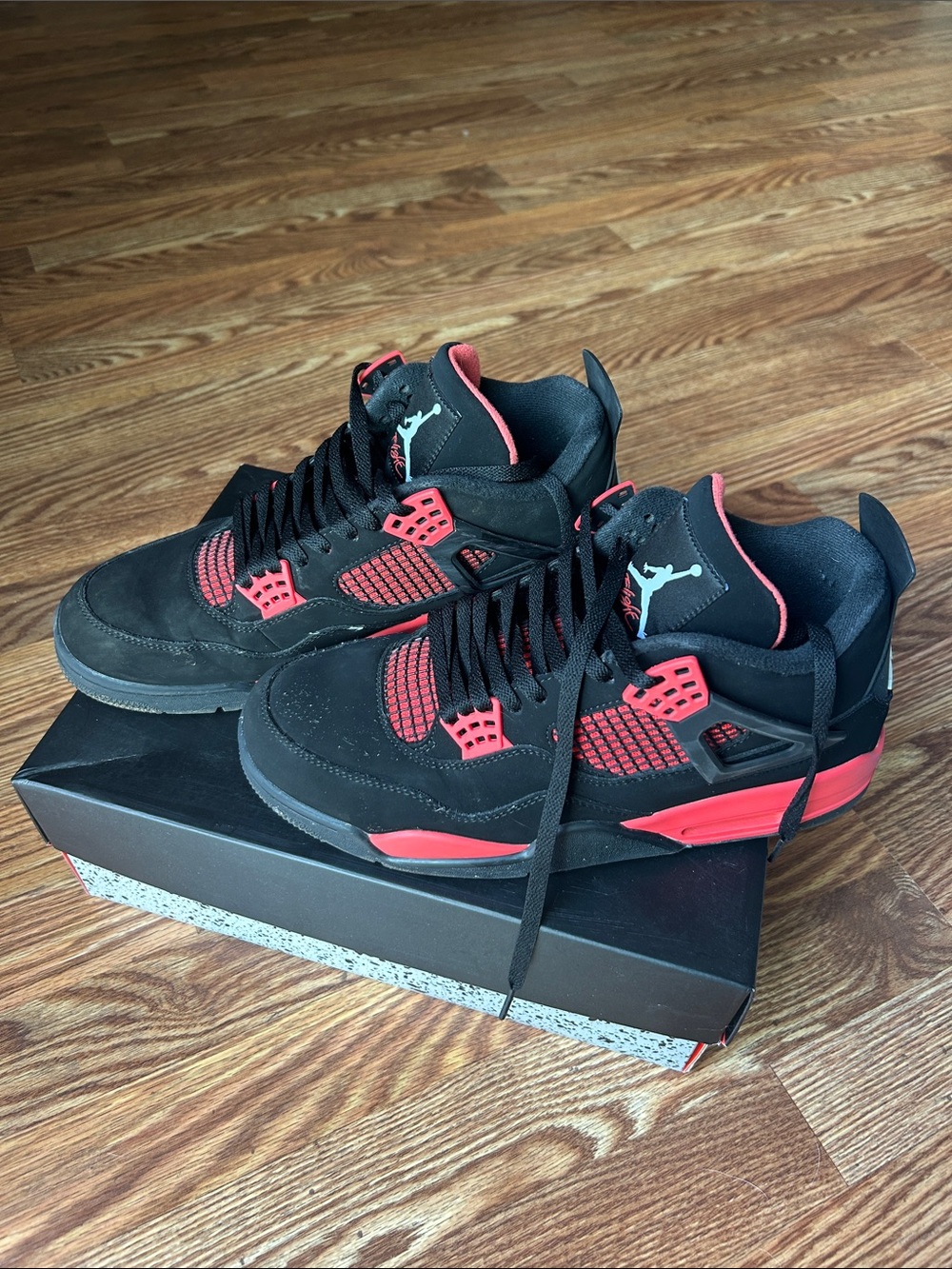 Jordan Air Jordan 4 Retro Box — Black with Red Jumpman